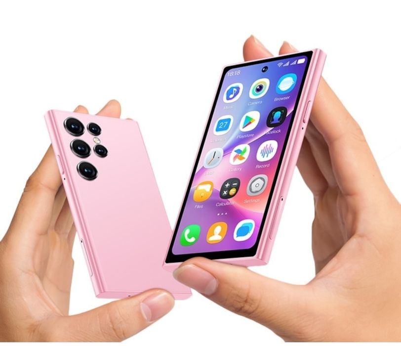 Telefon roz  SOYES S25 Pro 2GB RAM 16GB ROM 4 Inch Mini telefon mobil
