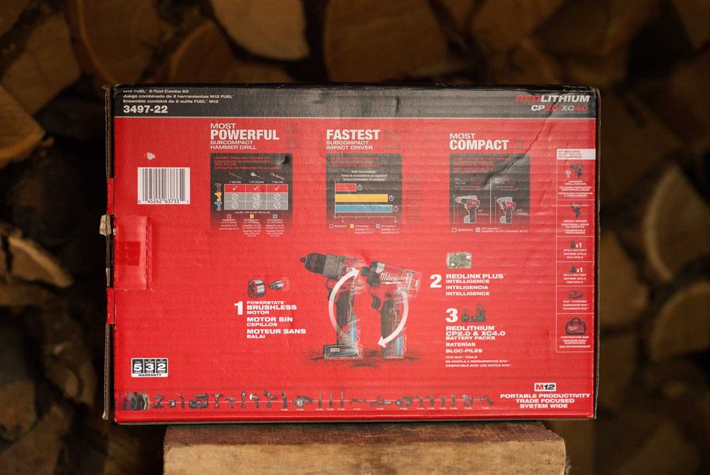 Kit Brushless Milwaukee M12 FUEL + Set de 45 biti