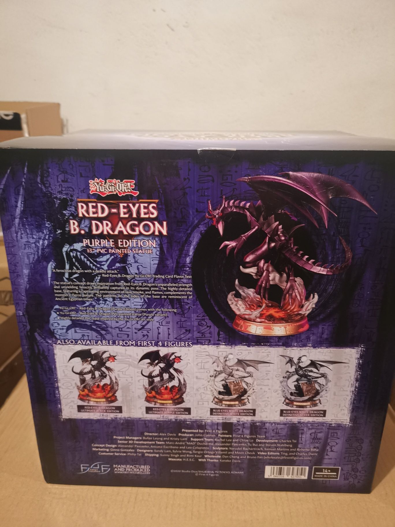 Yu-Gi-Oh Red Eyes Black Dragon статуя на First 4 Figures