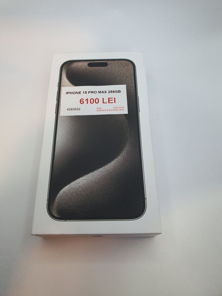 Iphone 15 Pro Max 256 GB Nou Garanție 3 Ani # Amanet Lazăr Crangasi