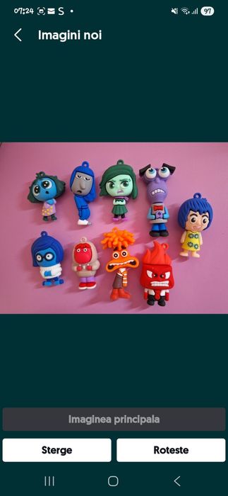 Figurine Inside Out 
Livrare prin curier sau predare in sector 4 Brânc