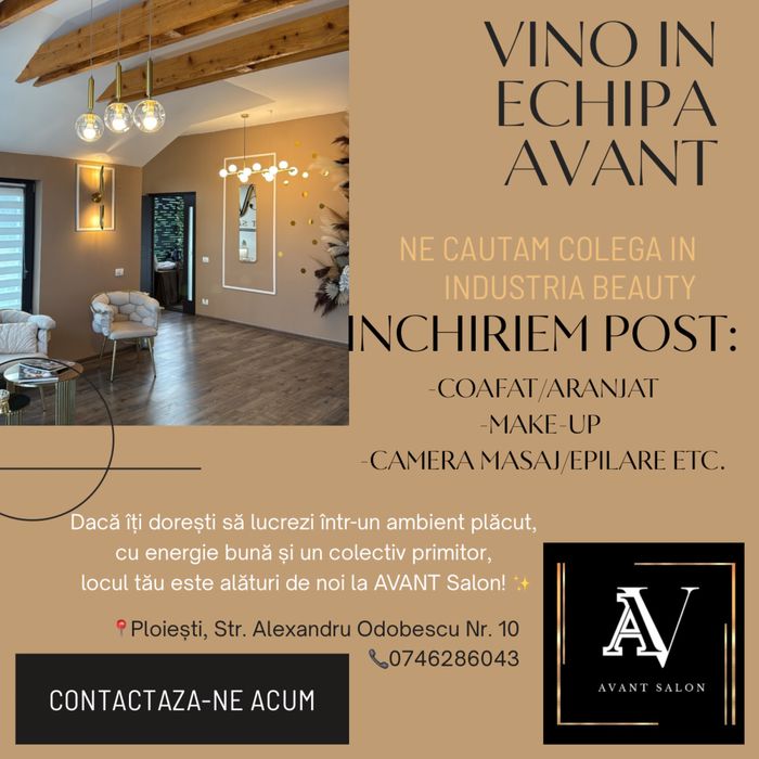 Inchiriem POST SALON