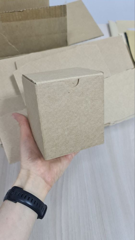 Коробки из бурого гофрокартона