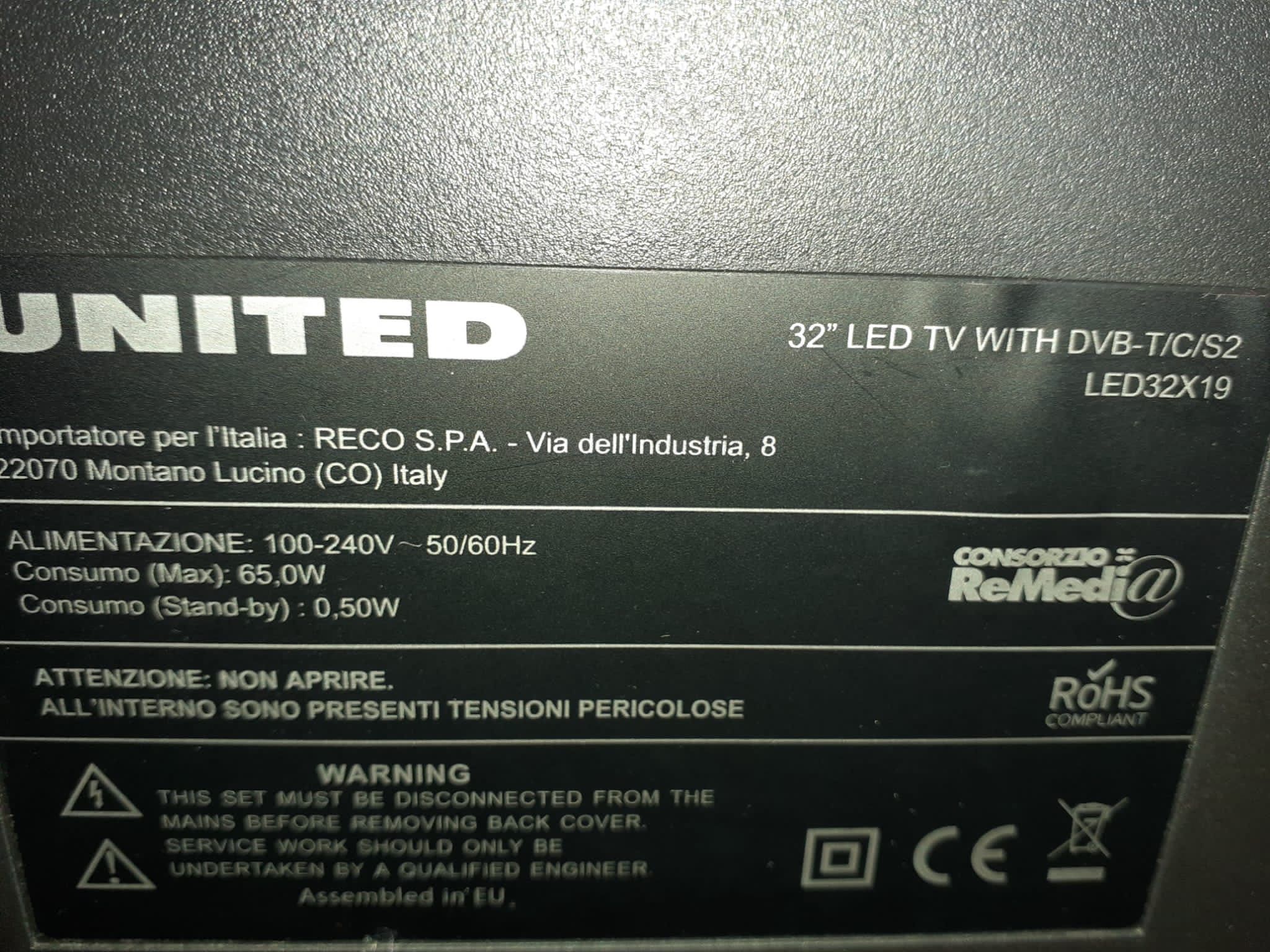 Televizor LED United stare noua 32”