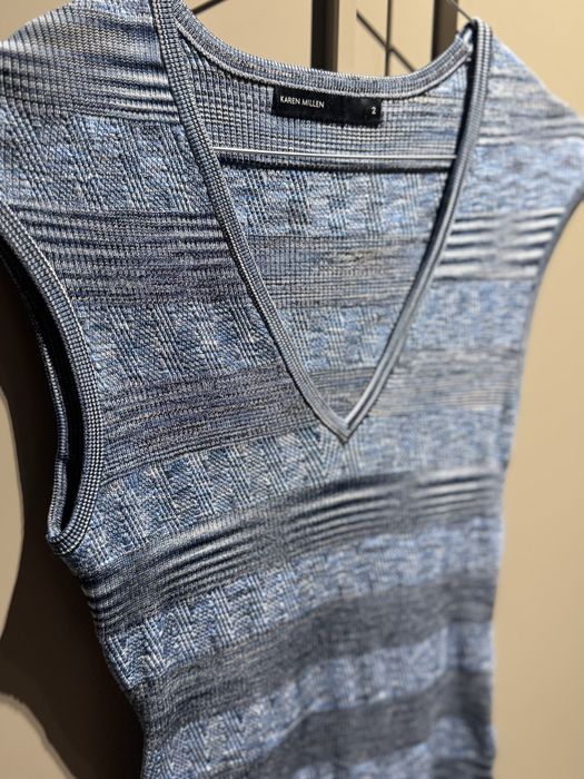 Плетена Рокля Karen Millen, син цвят Размер 2 (xs-m)