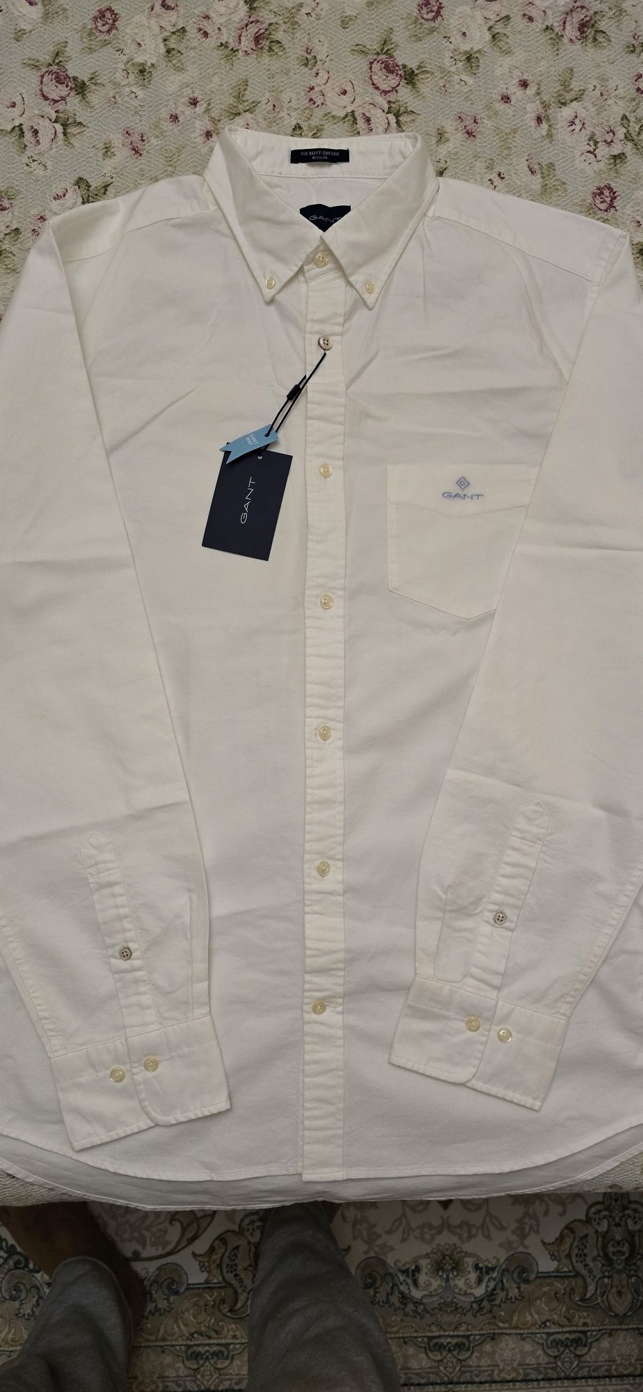 Мужская рубашка "GANT" оригинал размер L -XL