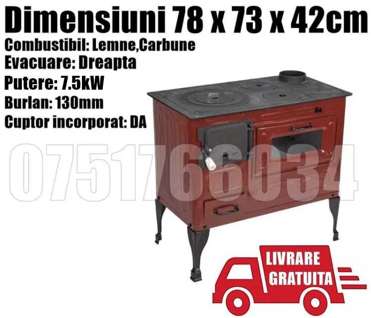 Soba Spor Plita Cuptor Ler Masina Gatit Bucatarie 7.5kw Dreapta AB