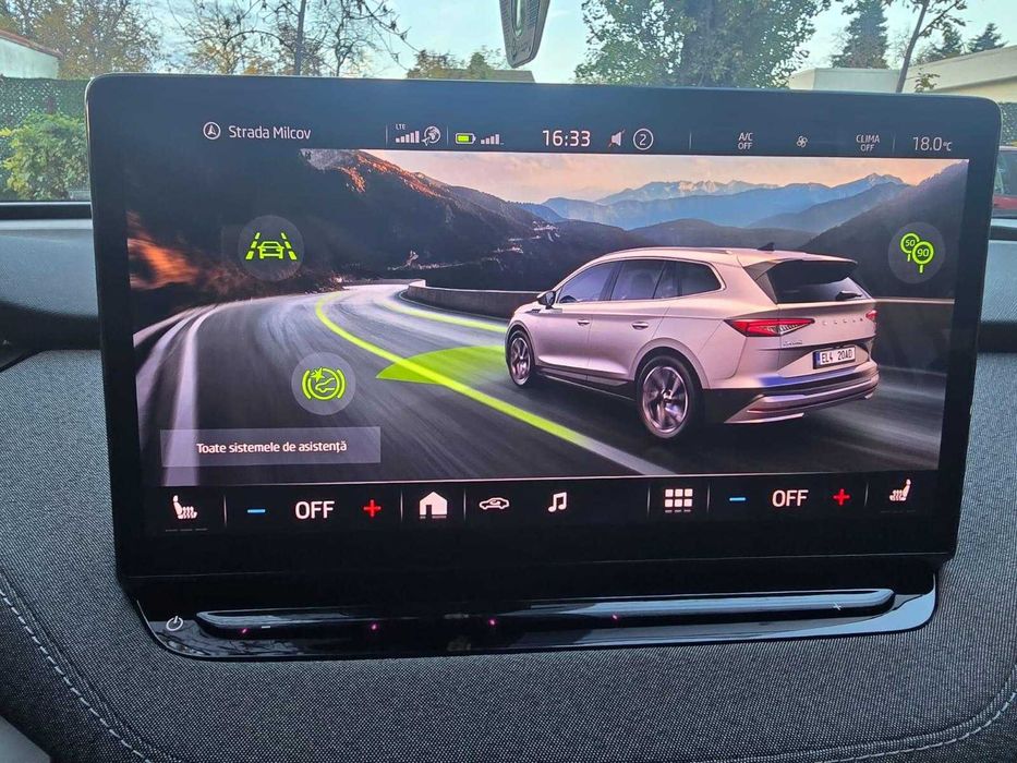 SKODA ENYAK IV 60, ELECTRIC, 26000 km, Pompa de căldură