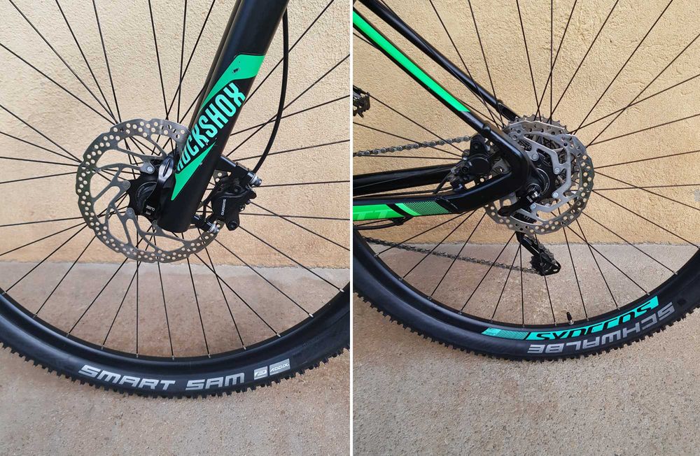 Bicicleta MTB, Scott scale, aluminiu, frane hidraulice, roti pe 29"