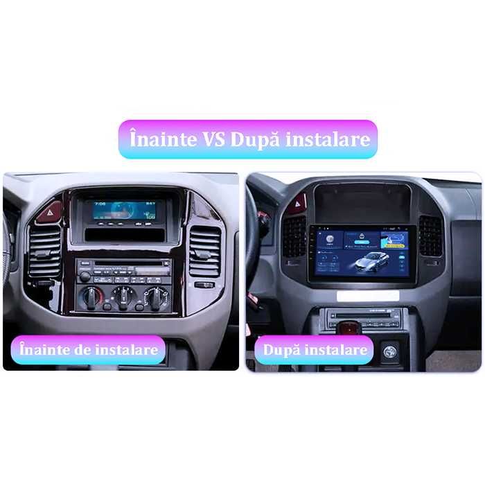 Navigatie Mitsubishi Pajero V73, Android 14, 9 INCH, 4GB RAM/64GB ROM