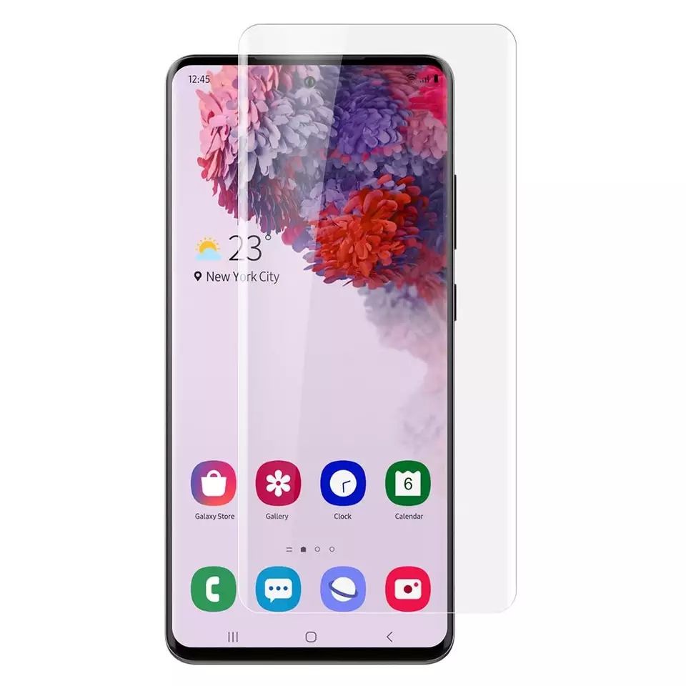 UV Стъклен протектор за Samsung Galaxy S21 S20+ S10 S9 S8 Note 10 9 8