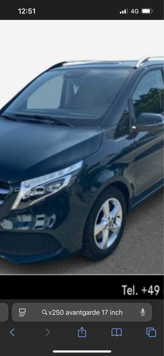 Jante Iarna Complete Noi Mercedes V CLASS W447 Vito 225 55 17