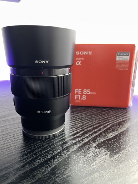 Obiectiv Sony 85mm f1.8  Full frame E mount