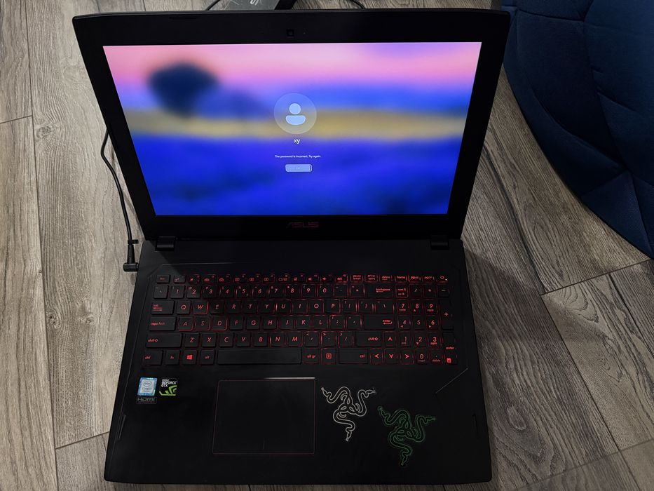 Laptop asus rog gl502 gtx 1060 intel i7-7700hq