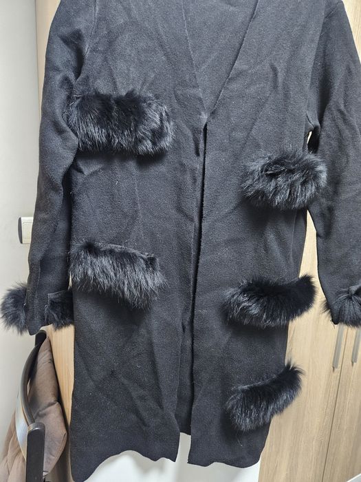 Дамска жилетка с естествен косъм