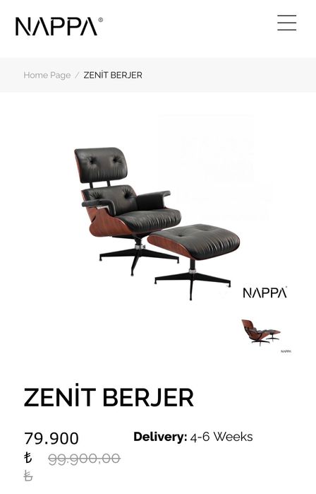 Фотьойл Nappa ZENİT BERJER