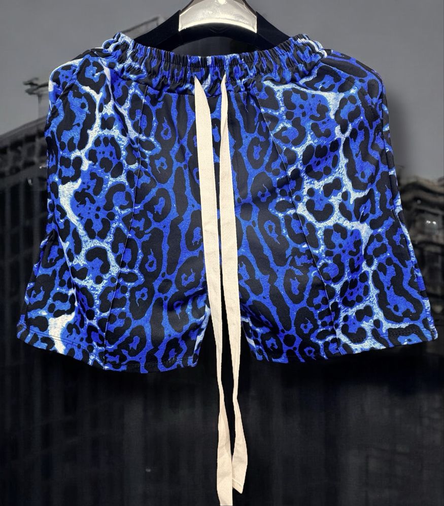 Compleuri animal print albastru, leopard! Calitate premium!