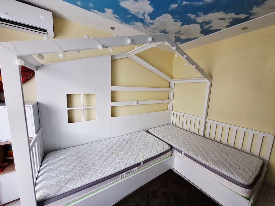 Ъглово легло "Къщичка"