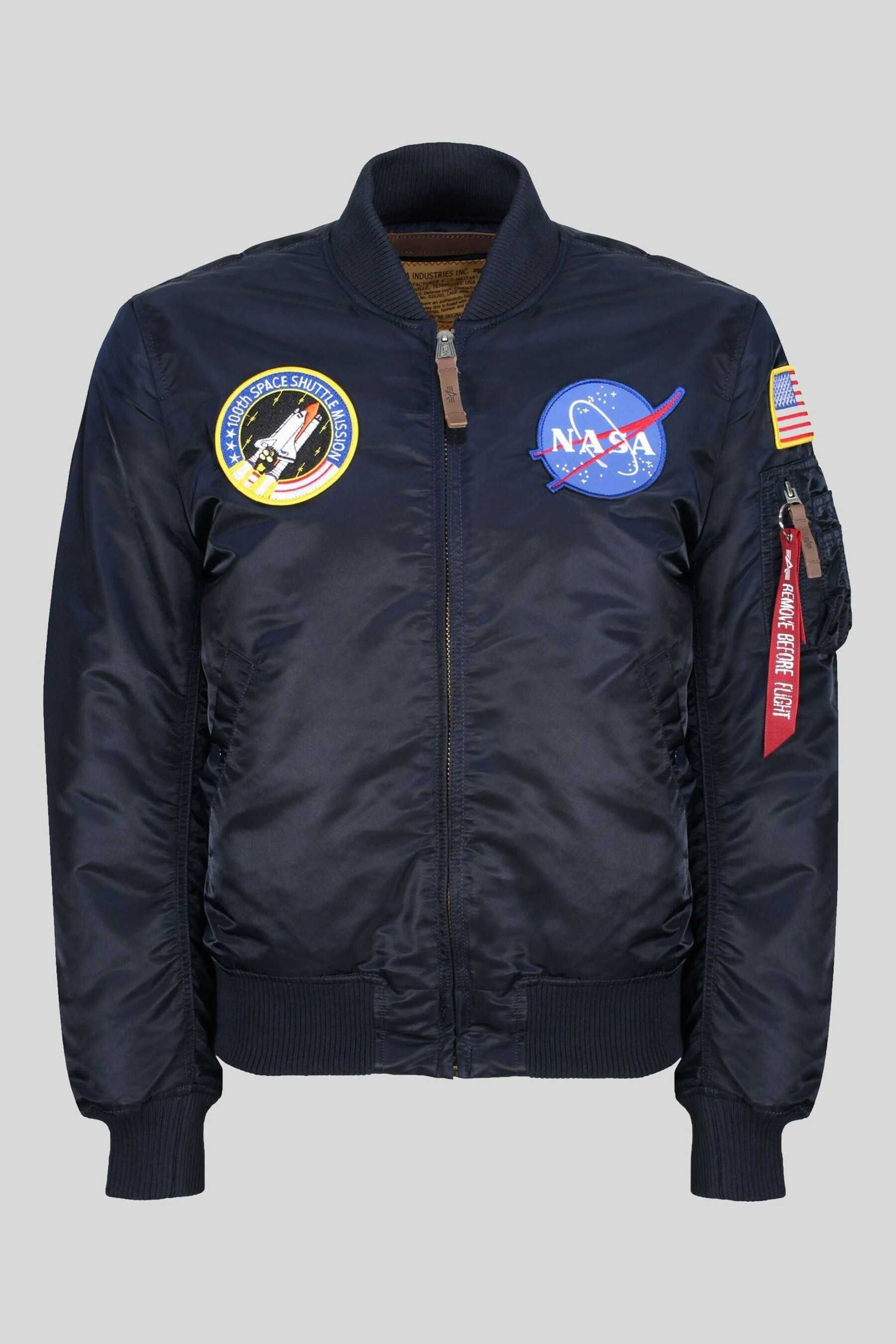 Alpha Industries MA-1 VF NASA Bomber ОРИГИНАЛНО мъжко бомър яке М и L