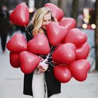 Балон сърце 30см. Балони Сърце Осми март. Балони сърце Свети валентин