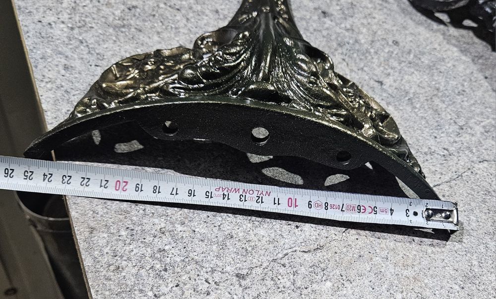 Set 3 picioare Al turnat  ( Impecabile )