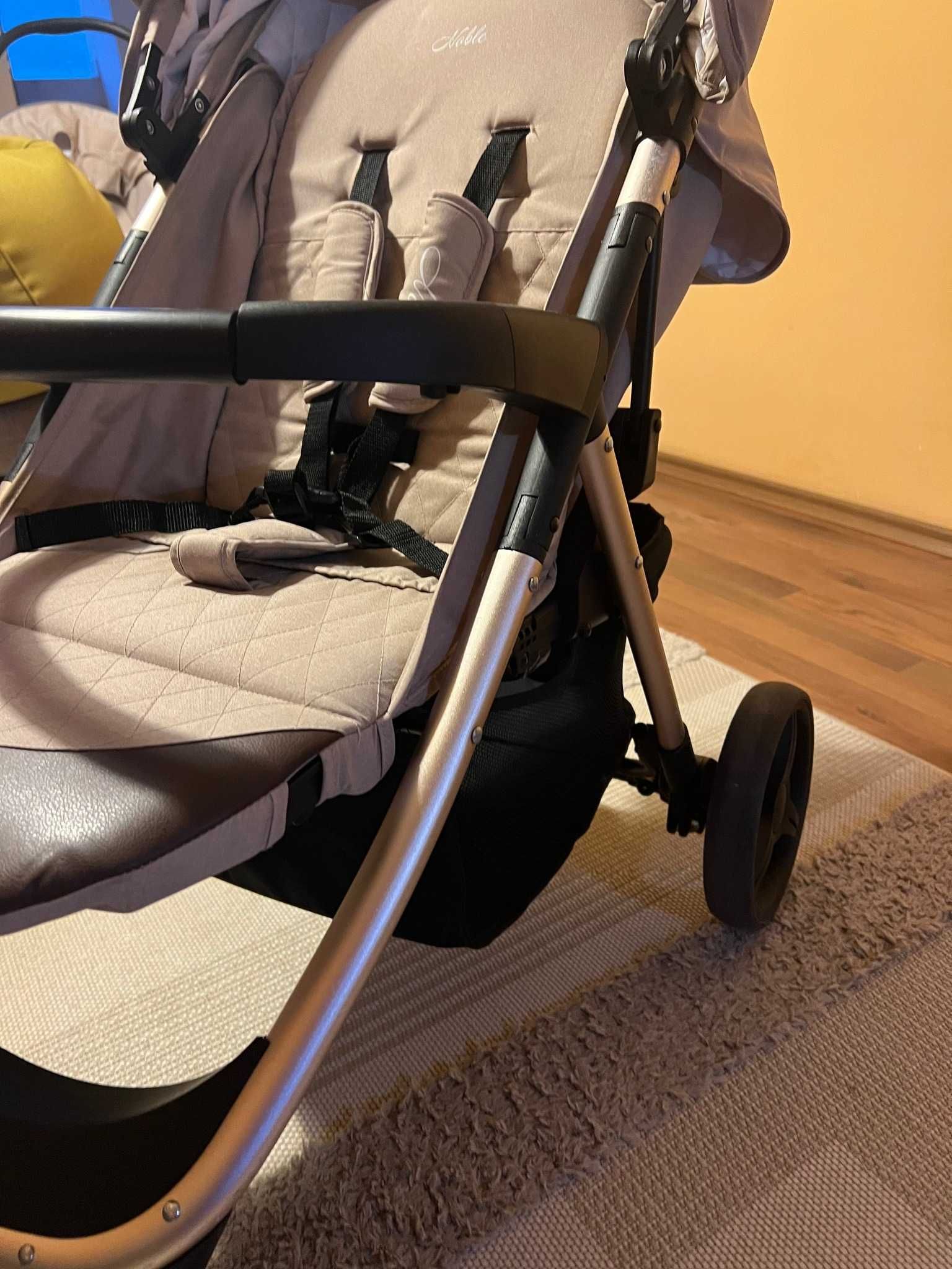 бебешка детска количка Cangaroo,  3 в 1 , бежов