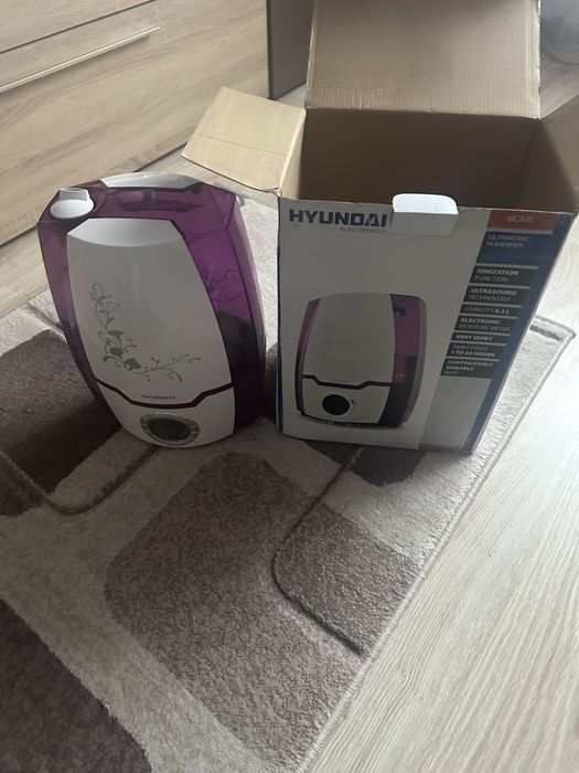 Umidificator Hyundai Electronics, 4L, ultrasonic + ionizare