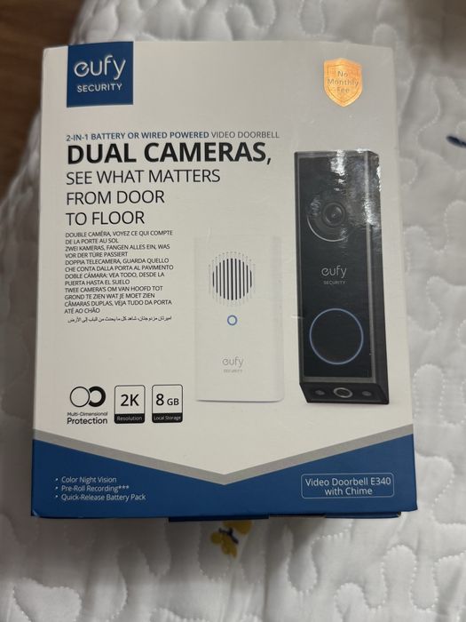 eufy Security Video Doorbell E340 — умный видеодомофон