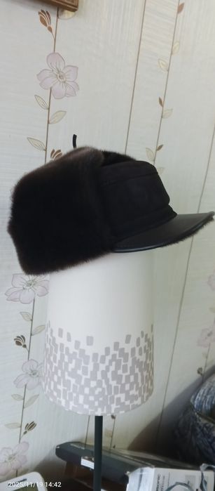 шапка зима норка