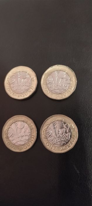 Vând monedă one pound