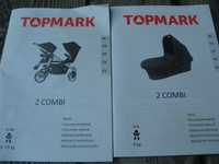 Количка за близнаци TOPMARK NL 2 Combi Duo Buggy, Черна