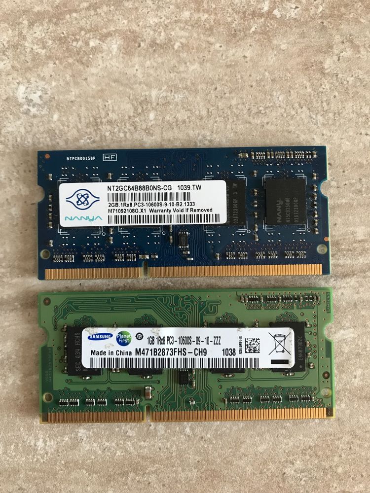 Memorie RAM Laptop DDR3 3gb