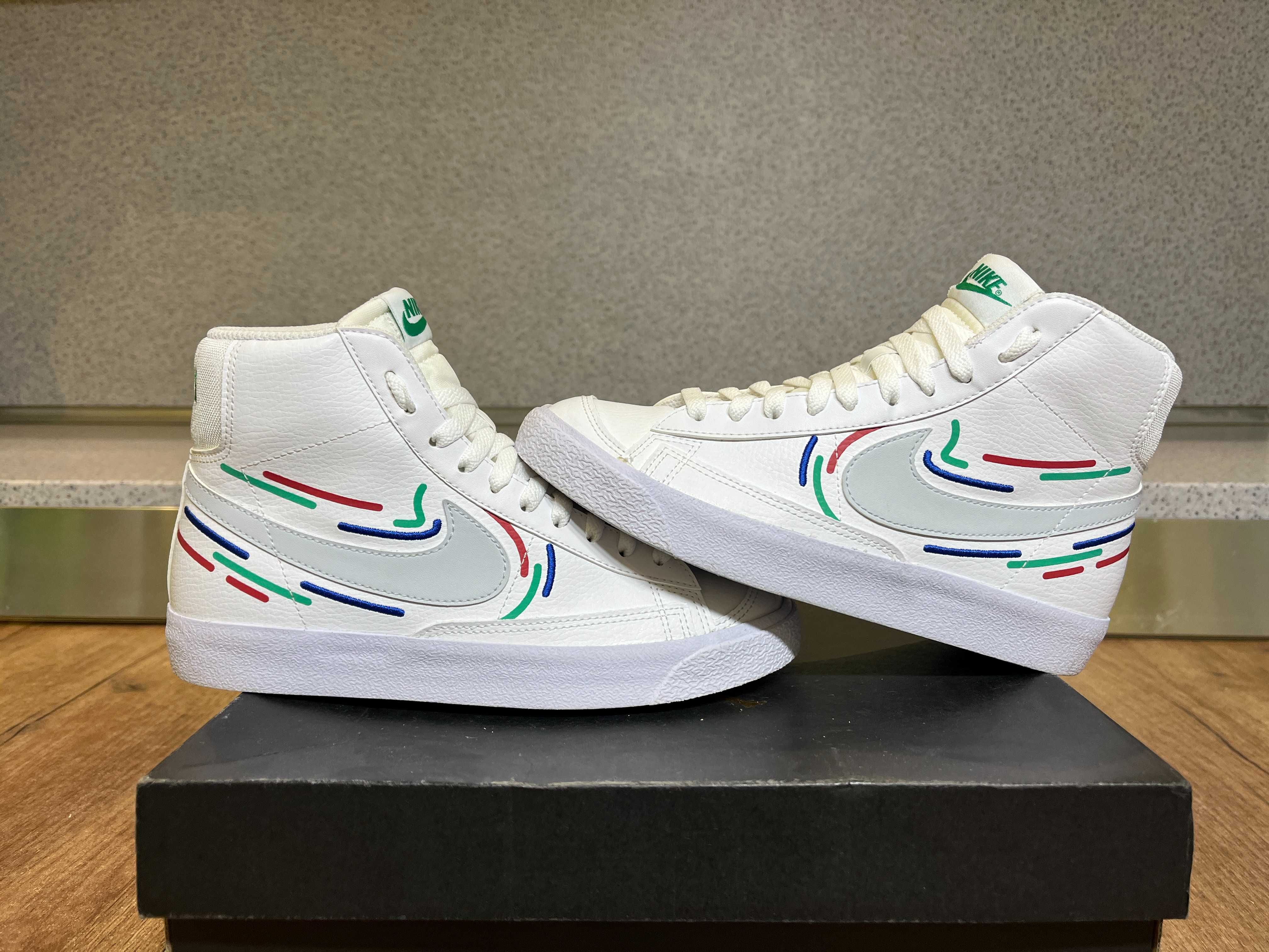 ОРИГИНАЛНИ *** Nike Blazer mid '77 'White Game Royal University Red'
