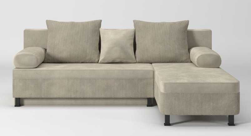 Чисто нов разтегателен диван с място за съхранение