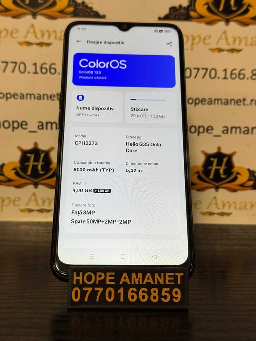 Hope Amanet P10/OPPO A54 5G