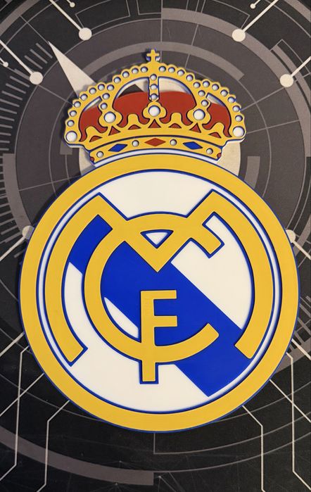 Panou Logo/Badge Real Madrid 3D