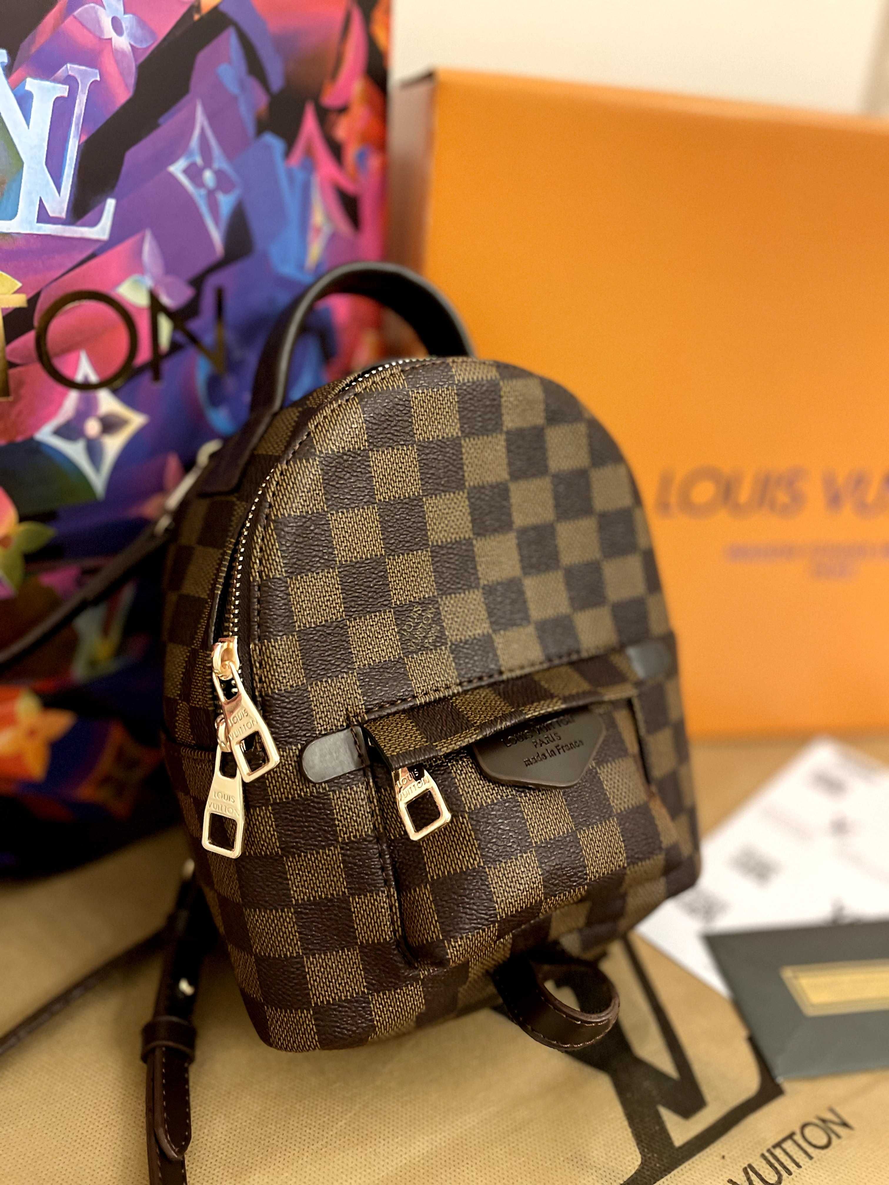 Geantă Louis Vuitton Monogram Palm Springs Brown - 18cm x 20cm