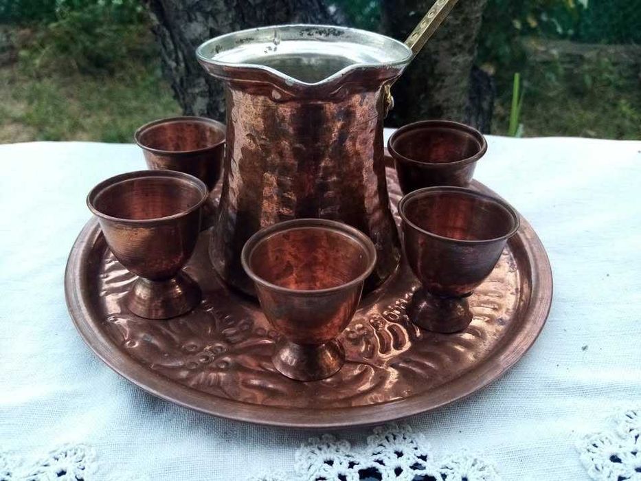 Медно сервизче за ракия