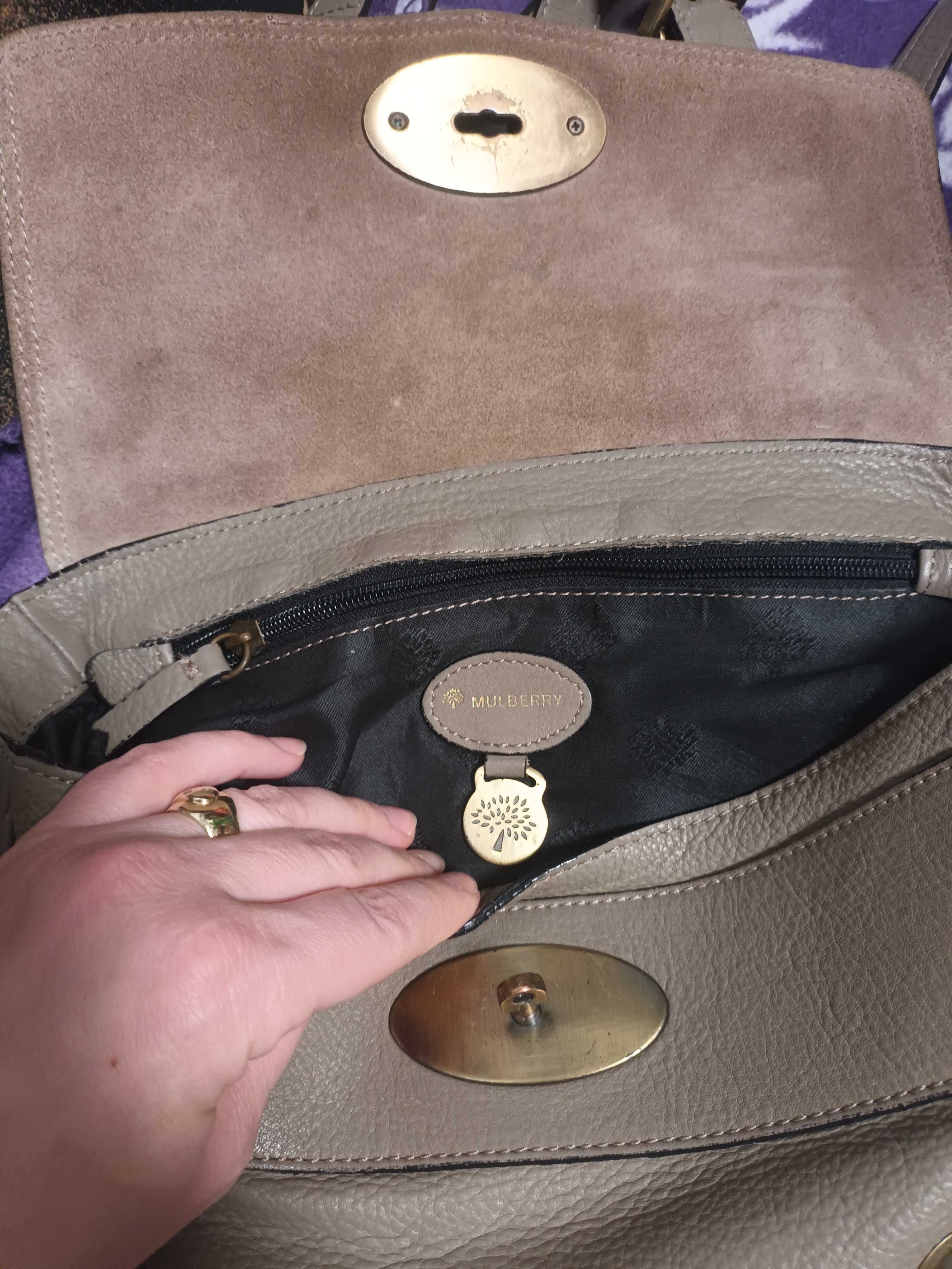 Mulberry чанти естествена кожа