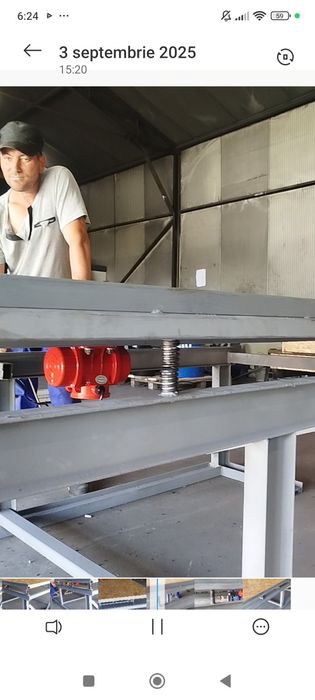 Masă vibrantă dublă