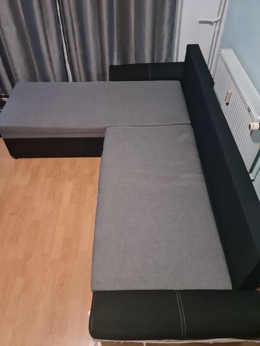 Vand coltar extensibil cu spatiu de depozitare dimensiune 2000x1600,