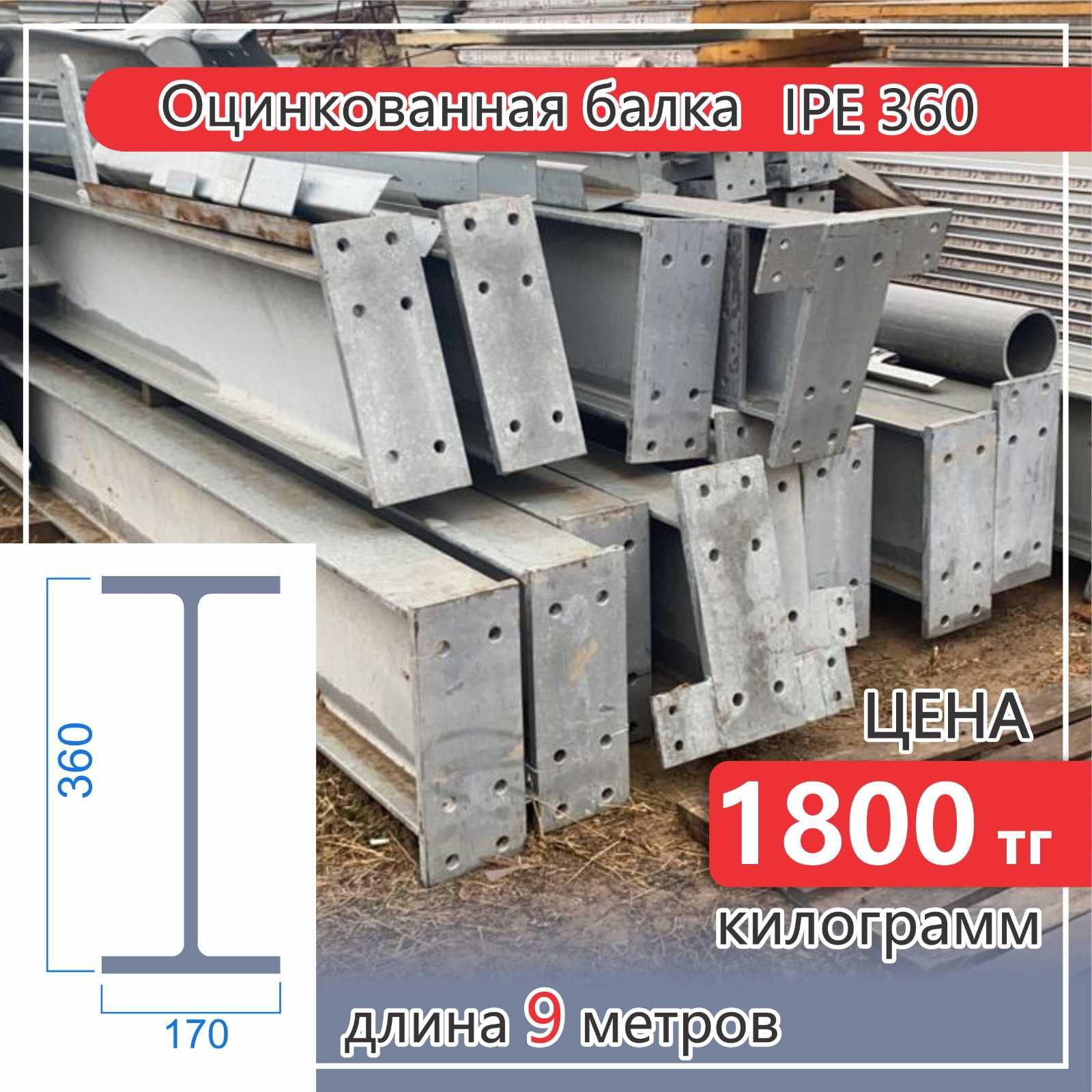 Оцинкованные балки IPI 360