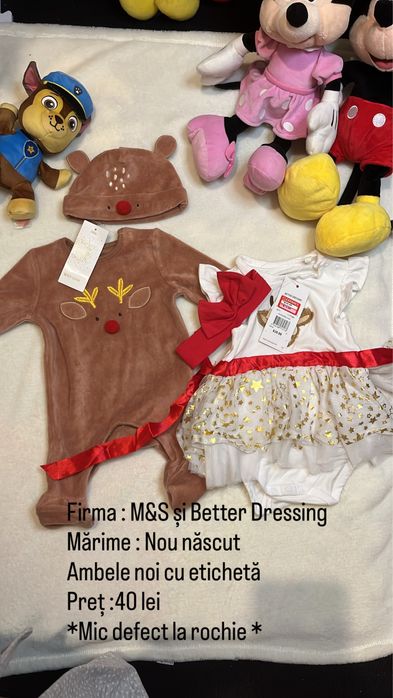 Set cu tematică de Craciun pentru fetițe