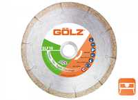Disc diamantat GOLZ, SLF10 125 mm, pentru tăierea gresiei si faiantei