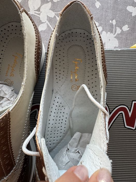 Нови обувки 40/41 Грация - естествена кожа