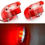 1 бр. ЛЕД LED габарити за осветление за номер , ЧЕРВЕНО , 12-24V