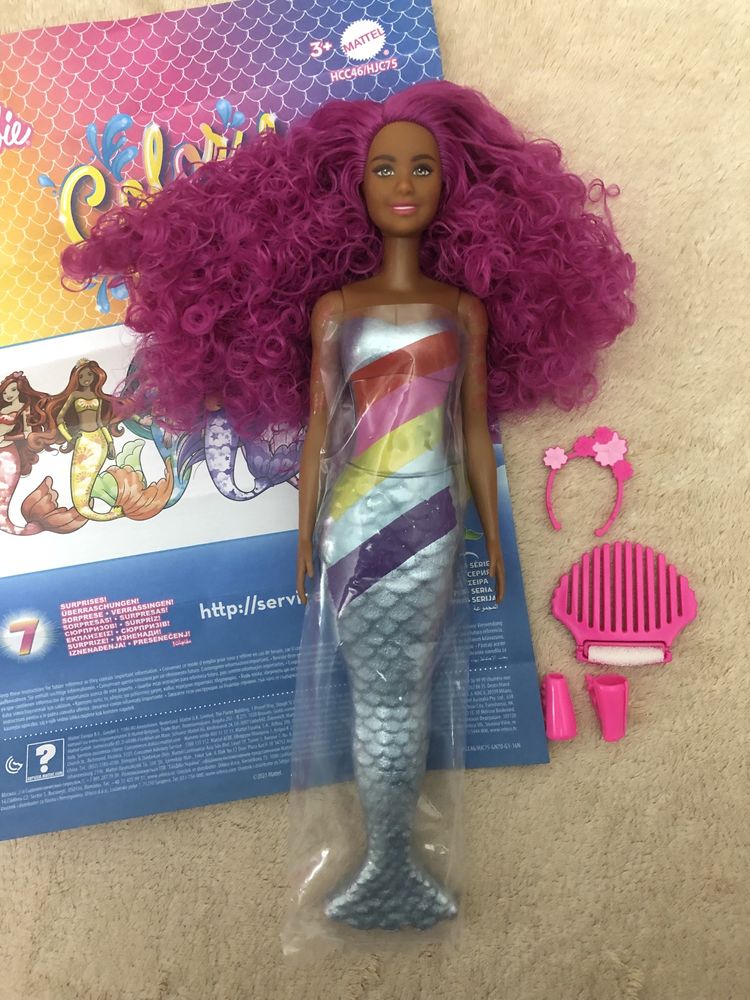 Barbie color reveal. Барби русалка, проявляется в воде
