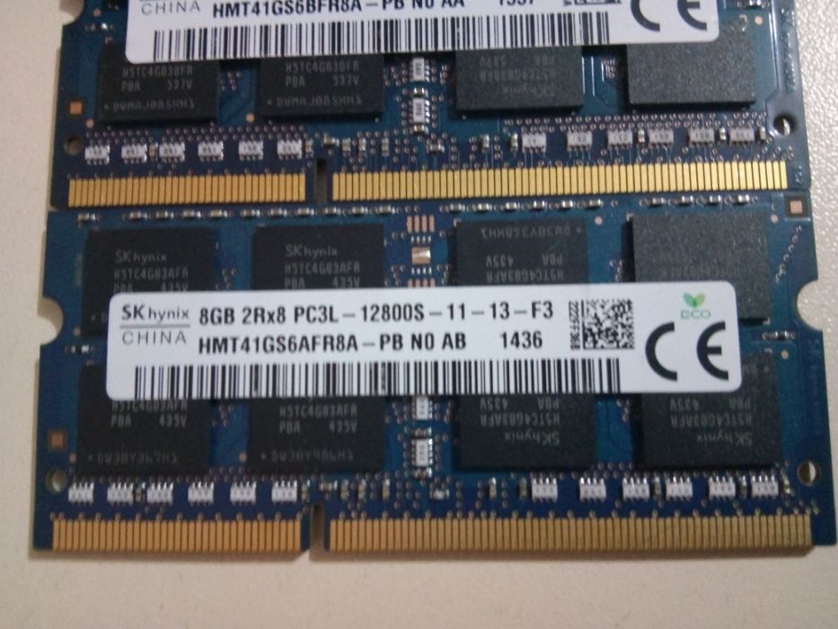 Memorie Laptop Hynix 8GB DDR3 PC3L-12800S 1600Mhz 1.35V 90 LEI