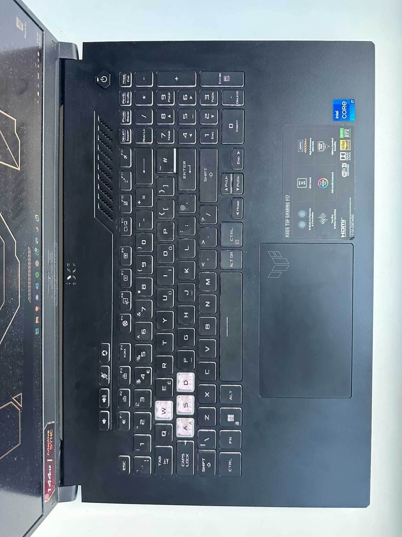 Лаптоп ASUS TUF Gaming F17