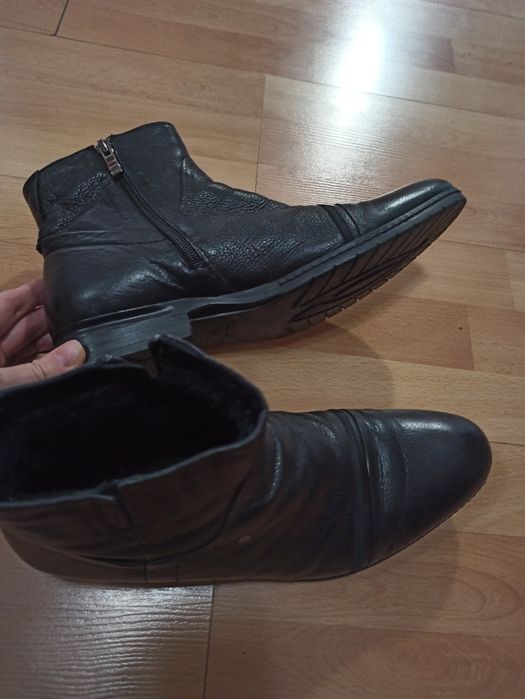 Ботинки сапоги мужские 41 размер кожаные